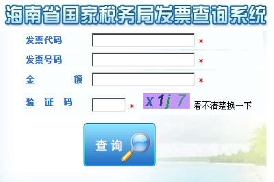 海南国税发票查询真伪查询